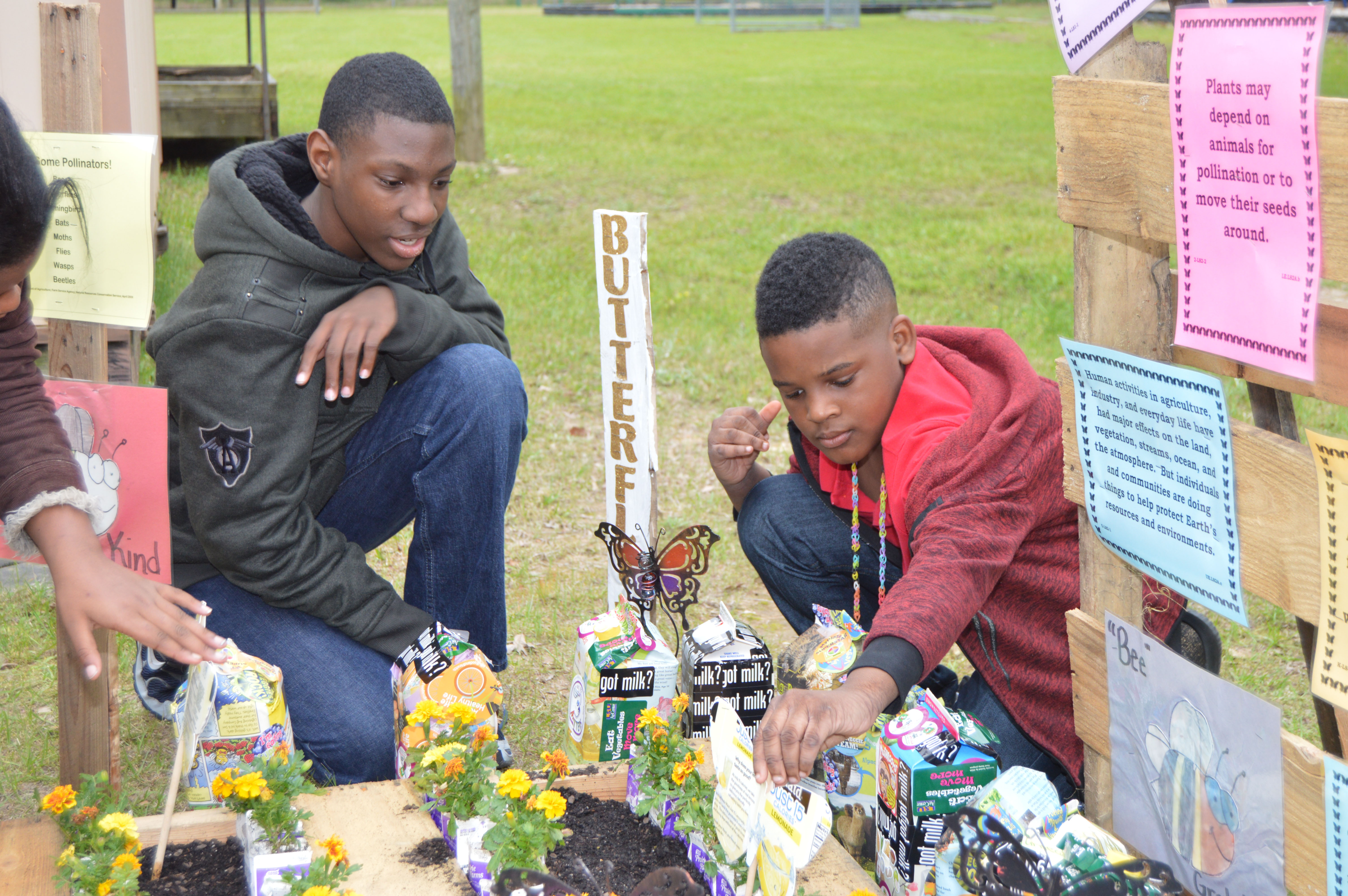 School garden used to teach healthy lifestyles